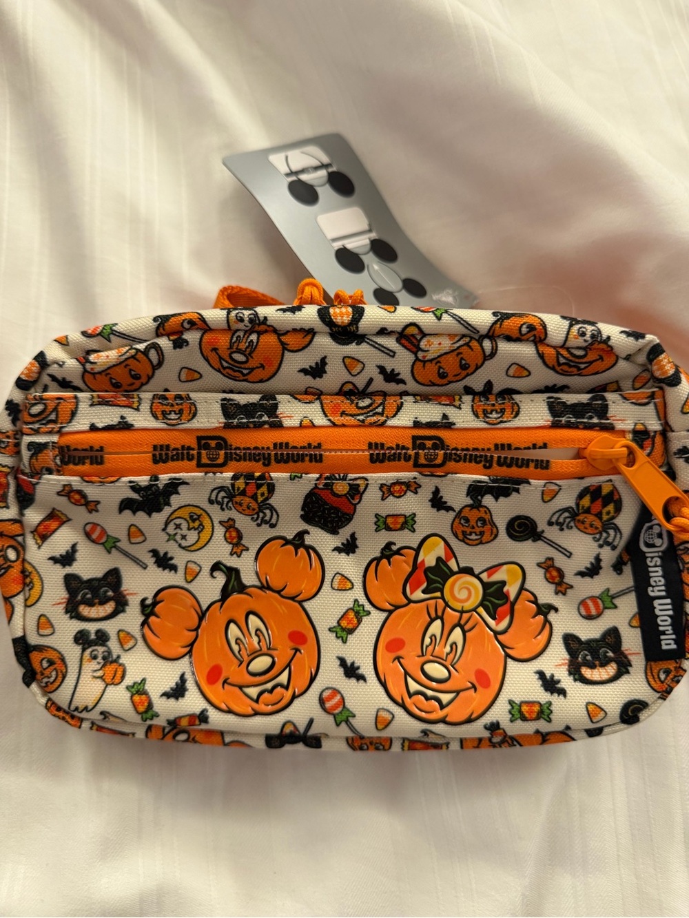 Disney Halloween Pumpkin Mickey & Minnie Crossbody Fanny bag